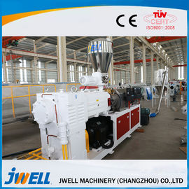 Decoration Plastic Profile Extrusion Line , Plastic Sheet Extrusion Line Vacuum Calibration