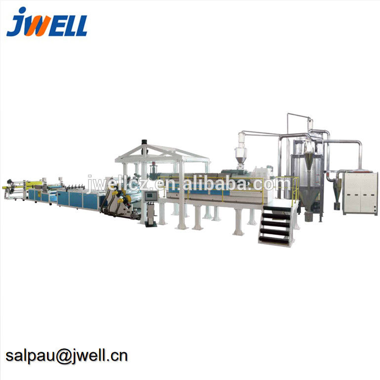 CPET Sheet Indoor Decorative Materials Extrusion Line With High Speed Feeding System