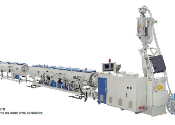 آلة خط بثق أنابيب البولي أوليفين HDPE 900 كجم / ساعة لإمداد المياه